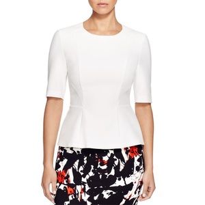 BOSS Ipila White Blouse - Designer US Size 8